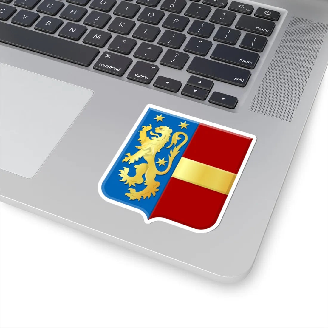 Orp-Jauche wapen (Belgium) (Coat of Arms) STICKER Vinyl Kiss-Cut Decal - The Sticker Space