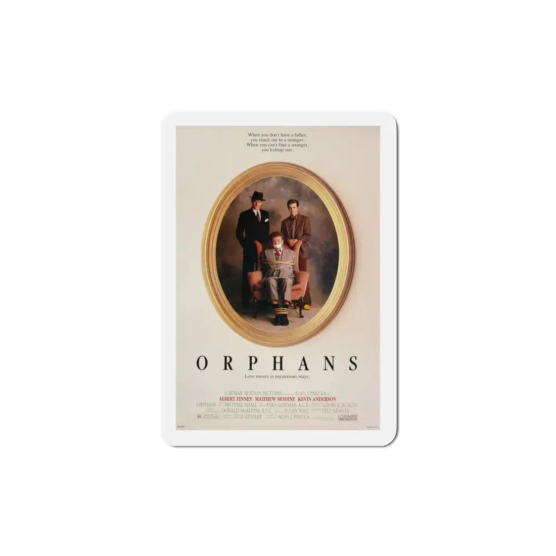 Orphans 1987 Movie Poster Refrigerator Magnet 4 Inch - The Sticker Space
