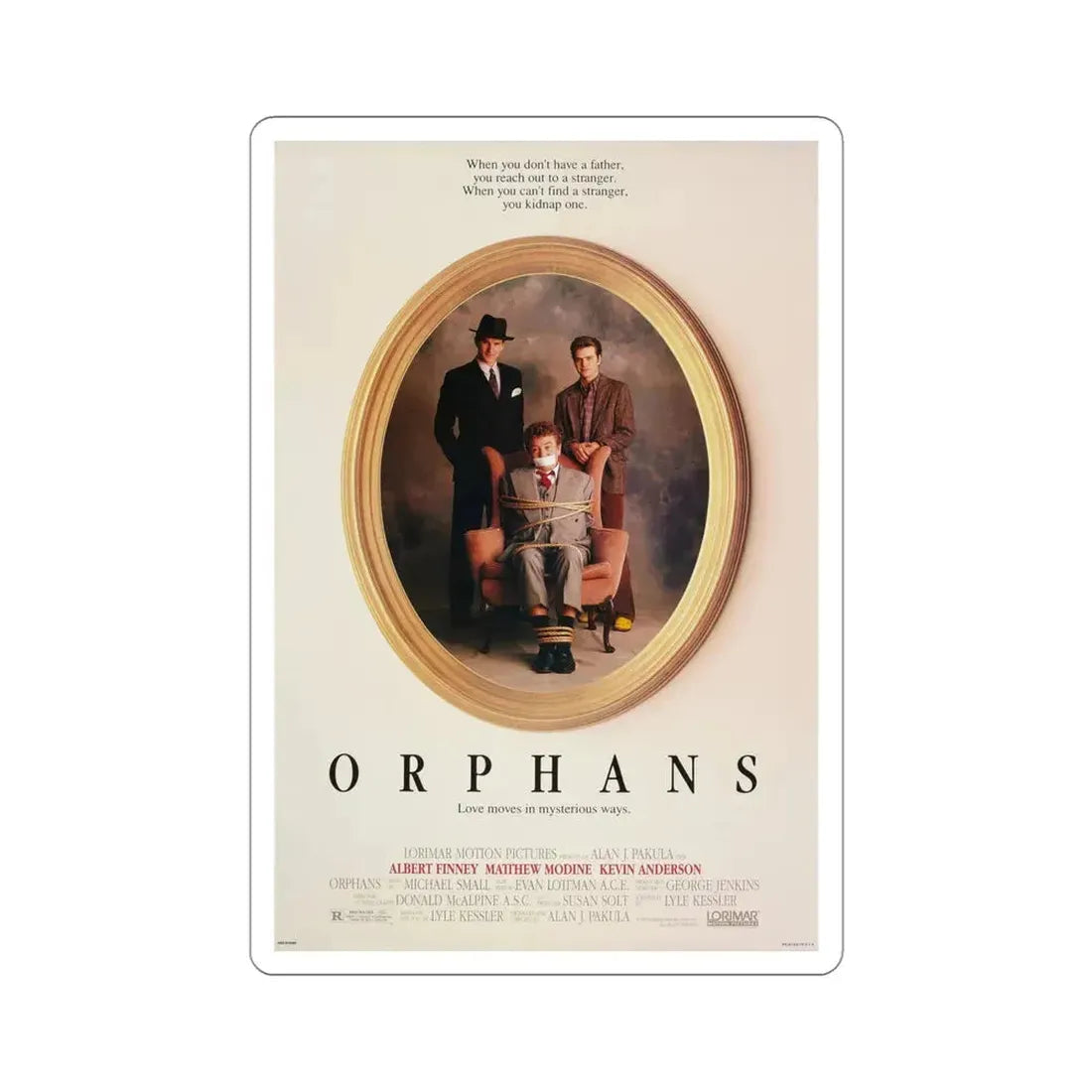 Orphans 1987 Movie Poster STICKER Vinyl Die-Cut Decal 4 Inch - The Sticker Space