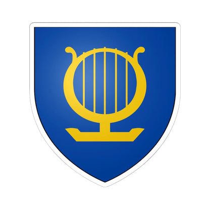 Orpheus Musical Theatre Society Arms (Canada) (Coat of Arms) STICKER Vinyl Kiss-Cut Decal 6 Inch White - The Sticker Space