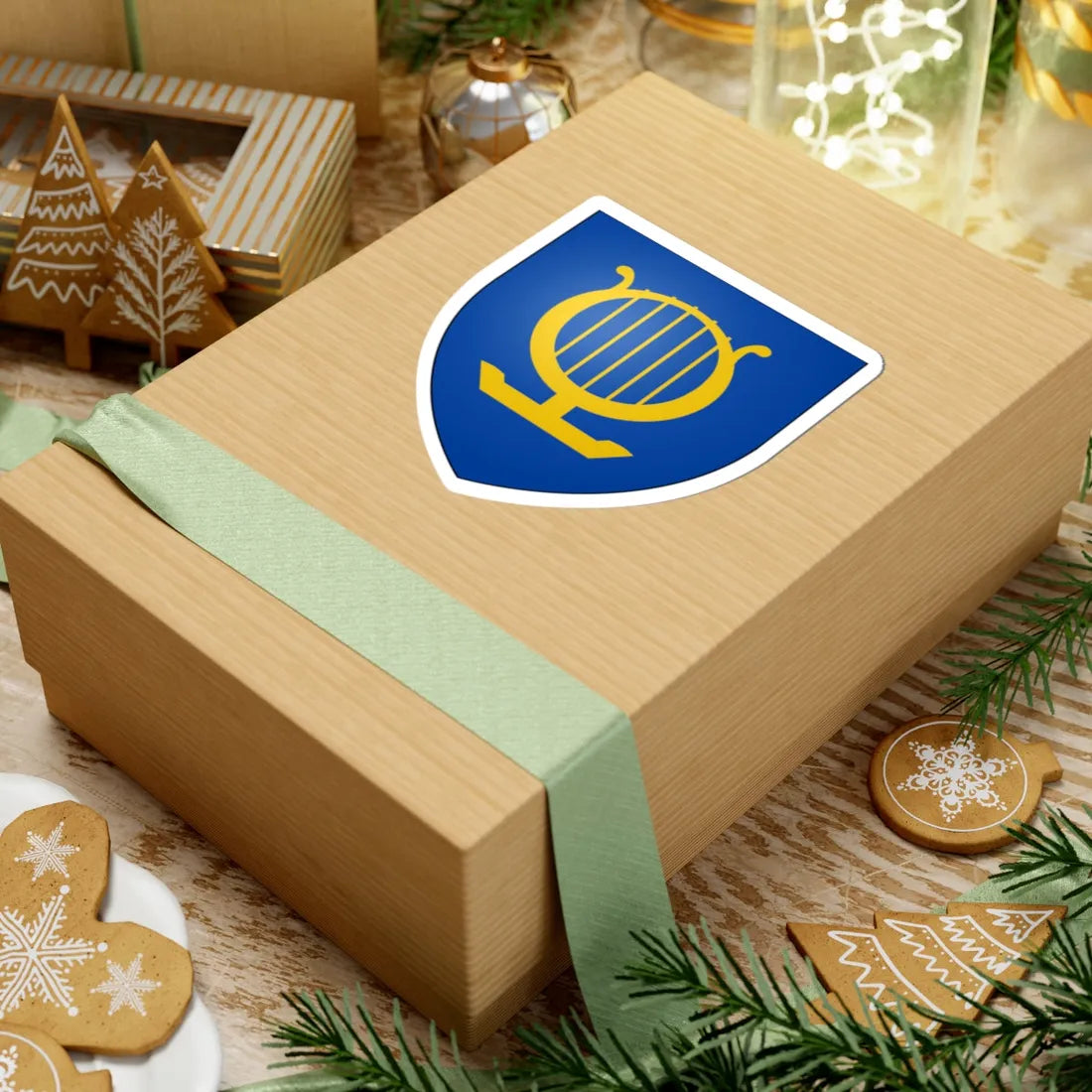 Orpheus Musical Theatre Society Arms (Canada) (Coat of Arms) STICKER Vinyl Kiss-Cut Decal - The Sticker Space