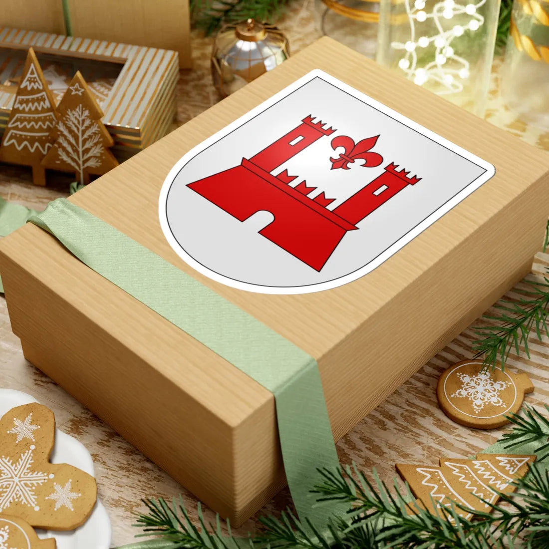 Orselina-coat of arms (Switzerland) (Coat of Arms) STICKER Vinyl Kiss-Cut Decal - The Sticker Space