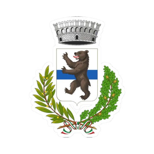 Orsogna-Stemma (Italy) (Coat of Arms) STICKER Vinyl Kiss-Cut Decal 2 Inch White - The Sticker Space