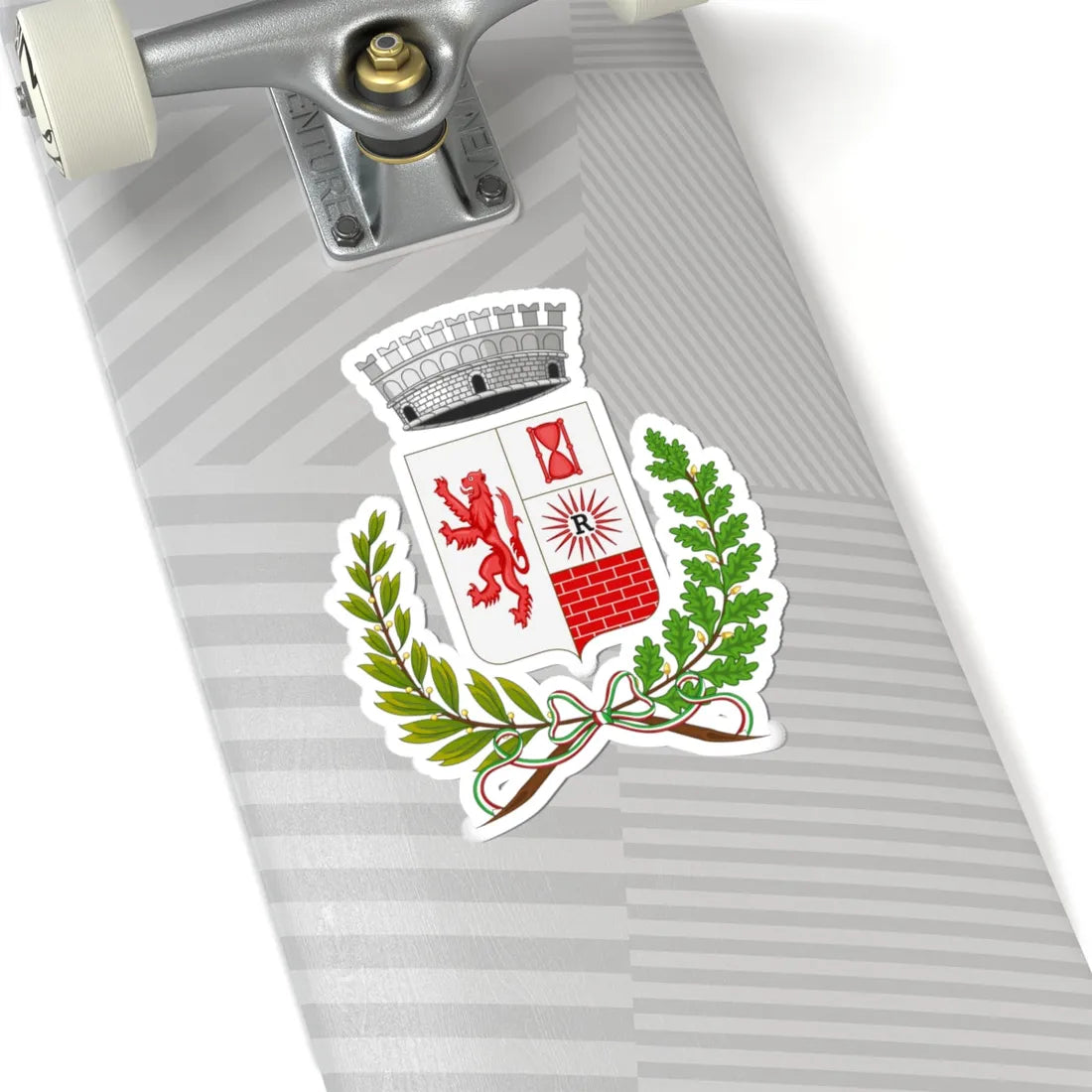 Ortignano Raggiolo-Stemma (Italy) (Coat of Arms) STICKER Vinyl Kiss-Cut Decal - The Sticker Space