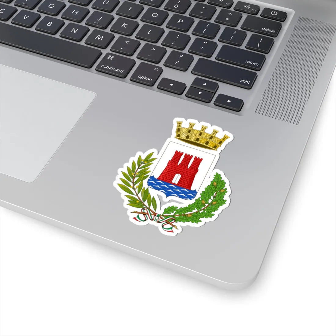 Ortona-Stemma (Italy) (Coat of Arms) STICKER Vinyl Kiss-Cut Decal - The Sticker Space