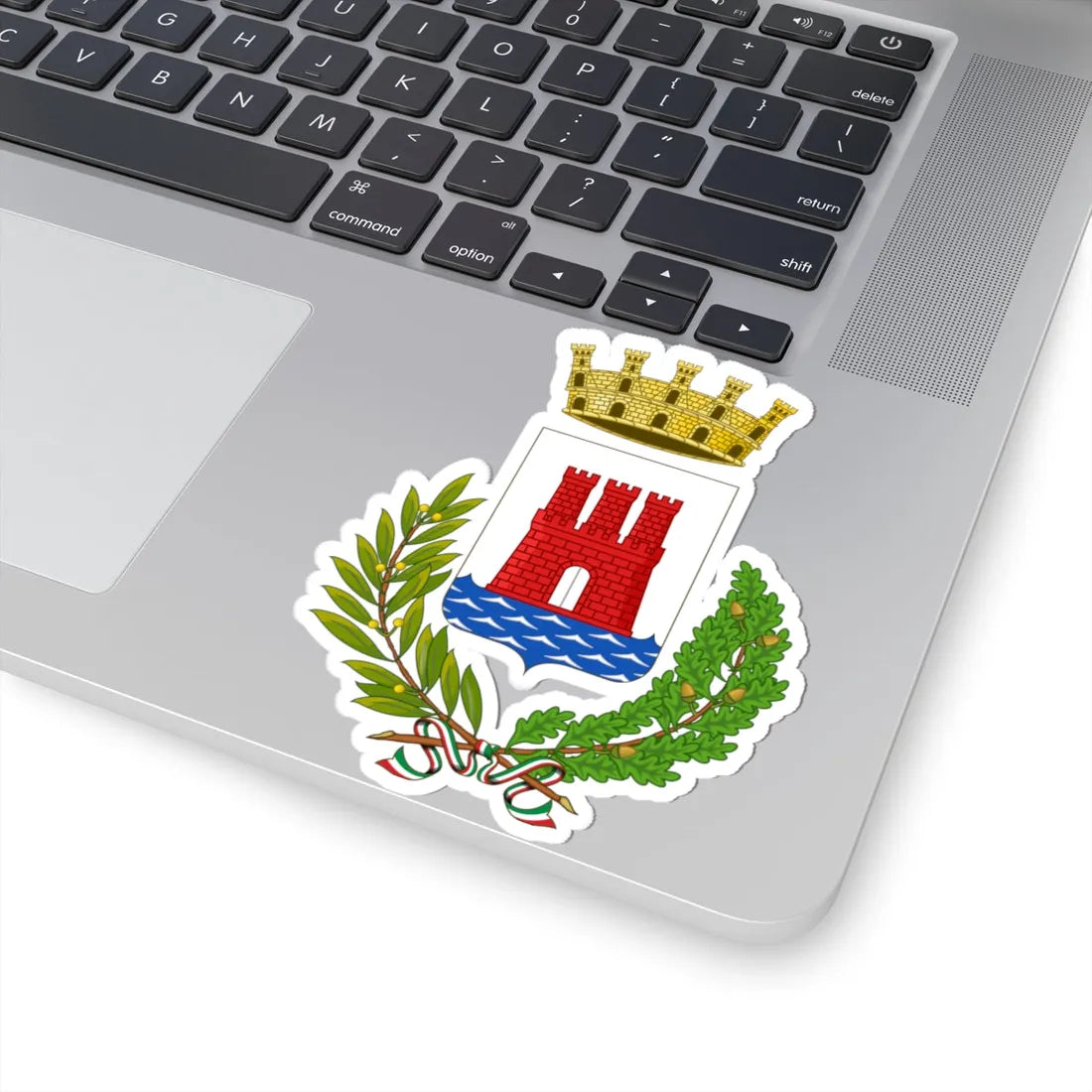Ortona-Stemma (Italy) (Coat of Arms) STICKER Vinyl Kiss-Cut Decal - The Sticker Space