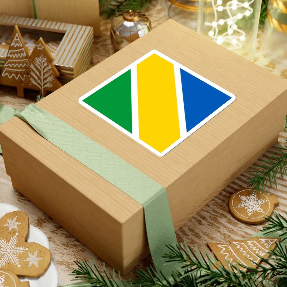 Orzhiv flag (Ukraine) STICKER Vinyl Kiss-Cut Decal - The Sticker Space