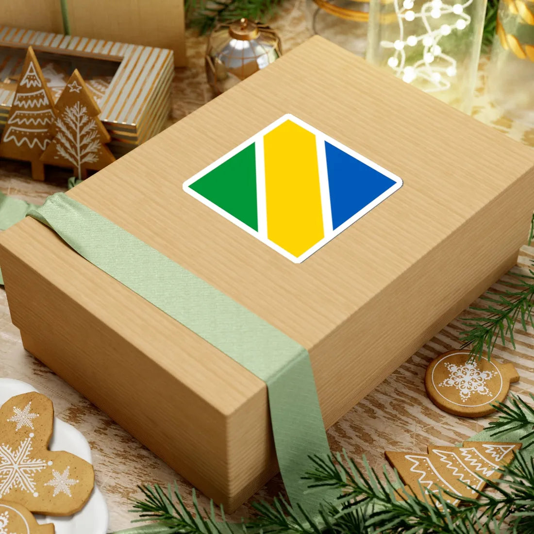 Orzhiv flag (Ukraine) STICKER Vinyl Kiss-Cut Decal - The Sticker Space