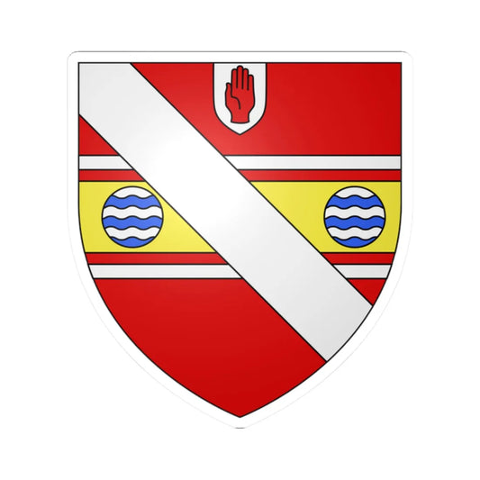 Osborne of Ballintaylor arms (Ireland) (Coat of Arms) STICKER Vinyl Kiss-Cut Decal 2 Inch White - The Sticker Space