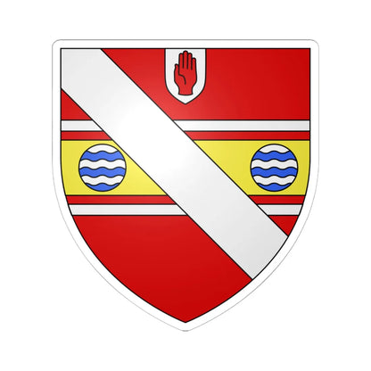 Osborne of Ballintaylor arms (Ireland) (Coat of Arms) STICKER Vinyl Kiss-Cut Decal 6 Inch White - The Sticker Space