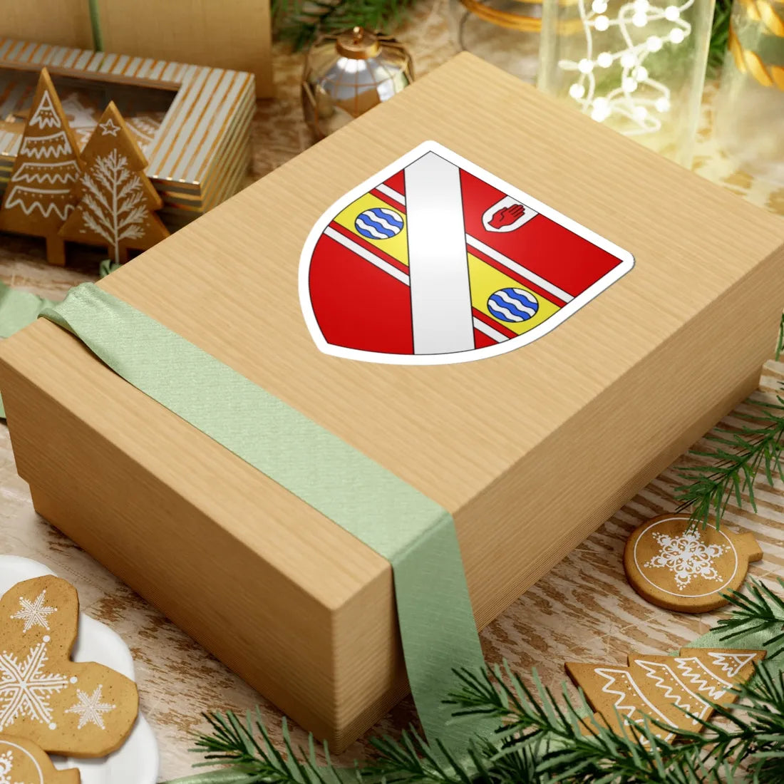 Osborne of Ballintaylor arms (Ireland) (Coat of Arms) STICKER Vinyl Kiss-Cut Decal - The Sticker Space