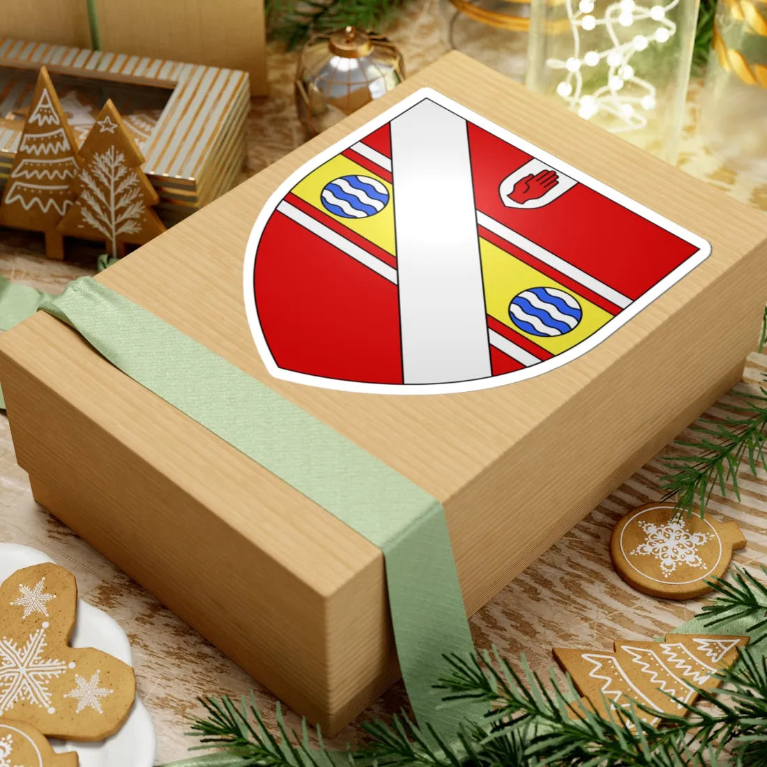 Osborne of Ballintaylor arms (Ireland) (Coat of Arms) STICKER Vinyl Kiss-Cut Decal - The Sticker Space