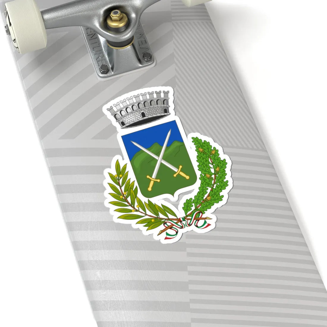 Osiglia-Stemma (Italy) (Coat of Arms) STICKER Vinyl Kiss-Cut Decal - The Sticker Space