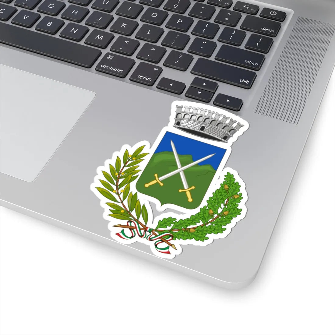 Osiglia-Stemma (Italy) (Coat of Arms) STICKER Vinyl Kiss-Cut Decal - The Sticker Space