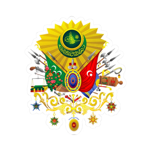 Osmanli armasi (Algeria) (Coat of Arms) STICKER Vinyl Kiss-Cut Decal 2 Inch White - The Sticker Space