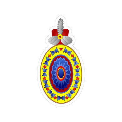 Osmanli-nisani-kalkan (Algeria) (Coat of Arms) STICKER Vinyl Kiss-Cut Decal 3 Inch White - The Sticker Space