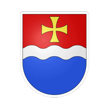 Osogna-coat of arms (Switzerland) (Coat of Arms) STICKER Vinyl Kiss-Cut Decal 6 Inch White - The Sticker Space
