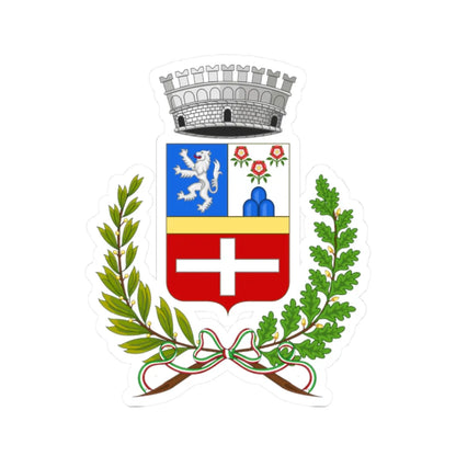 Ospedaletti-Stemma (Italy) (Coat of Arms) STICKER Vinyl Kiss-Cut Decal 2 Inch White - The Sticker Space