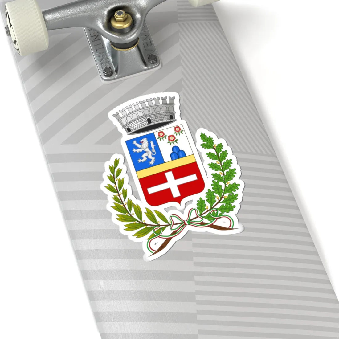 Ospedaletti-Stemma (Italy) (Coat of Arms) STICKER Vinyl Kiss-Cut Decal - The Sticker Space