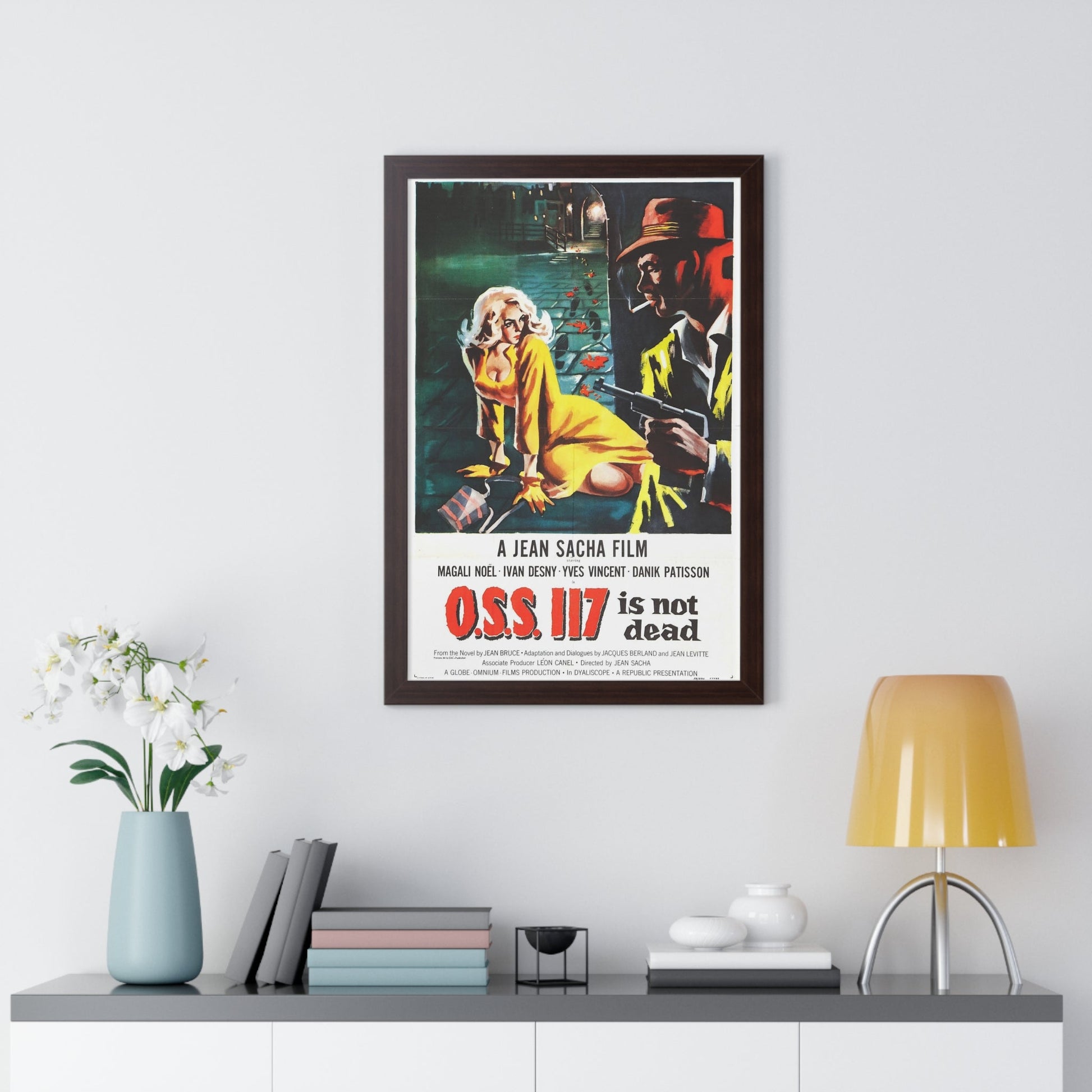 OSS 117 IS NOT DEAD 1957 - Framed Movie Poster-The Sticker Space