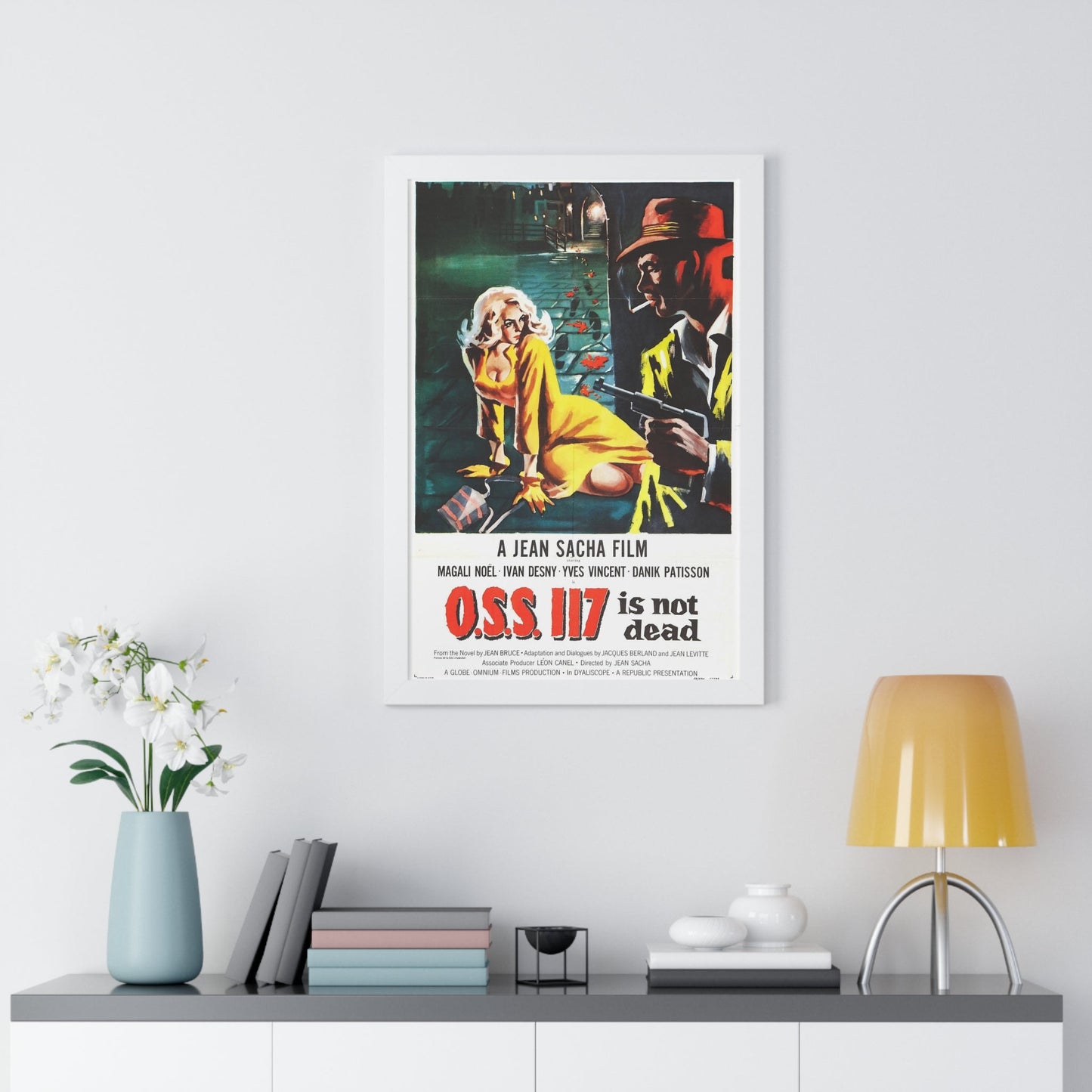 OSS 117 IS NOT DEAD 1957 - Framed Movie Poster-The Sticker Space