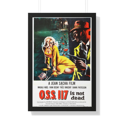 OSS 117 IS NOT DEAD 1957 - Framed Movie Poster-20" x 30"-The Sticker Space