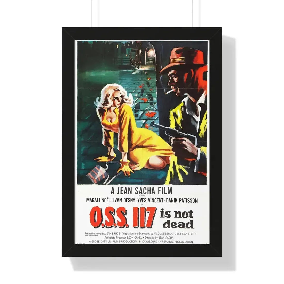 OSS 117 IS NOT DEAD 1957 - Framed Movie Poster - The Sticker Space