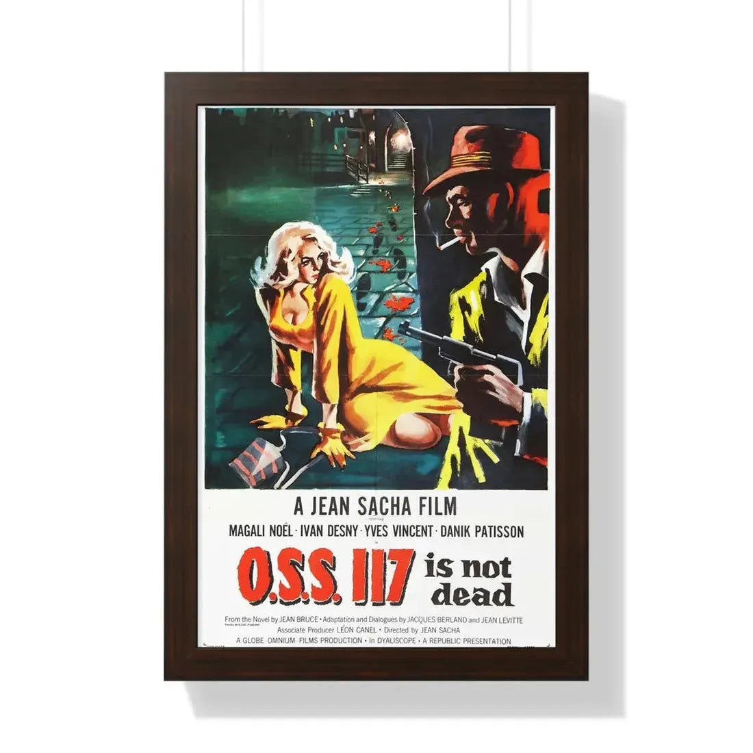 OSS 117 IS NOT DEAD 1957 - Framed Movie Poster - The Sticker Space