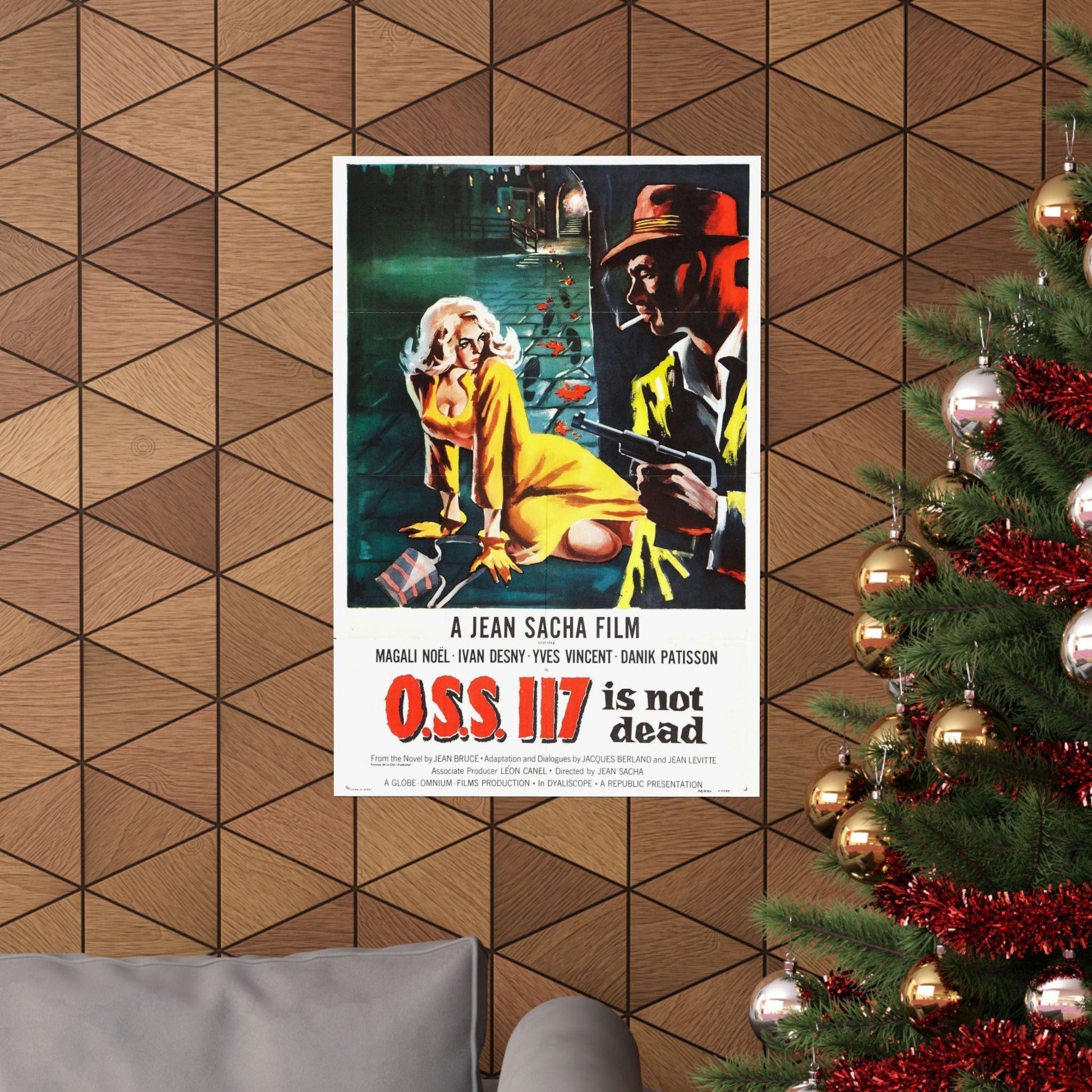 OSS 117 IS NOT DEAD 1957 - Paper Movie Poster-The Sticker Space