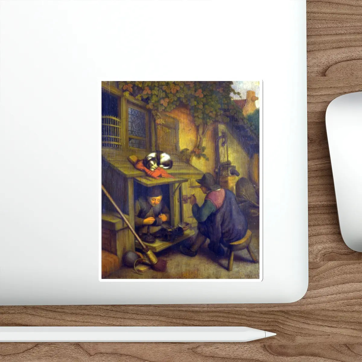 SKU:96801422280055072199 Sticker types:White Shape:Die-Cut Sizes:5" × 5"