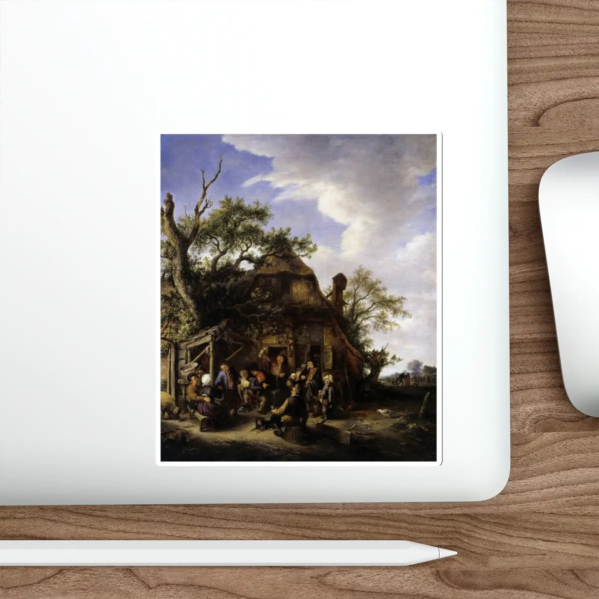 SKU:18959913769678118805 Sticker types:White Shape:Die-Cut Sizes:5" × 5"
