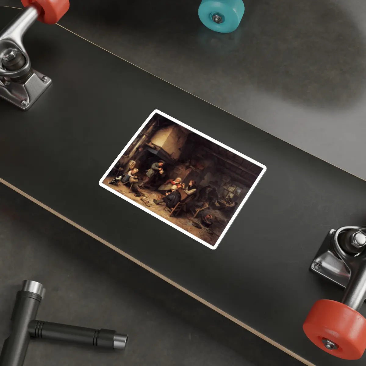 SKU:26970596647419414812 Sticker types:White Shape:Die-Cut Sizes:5" × 5"