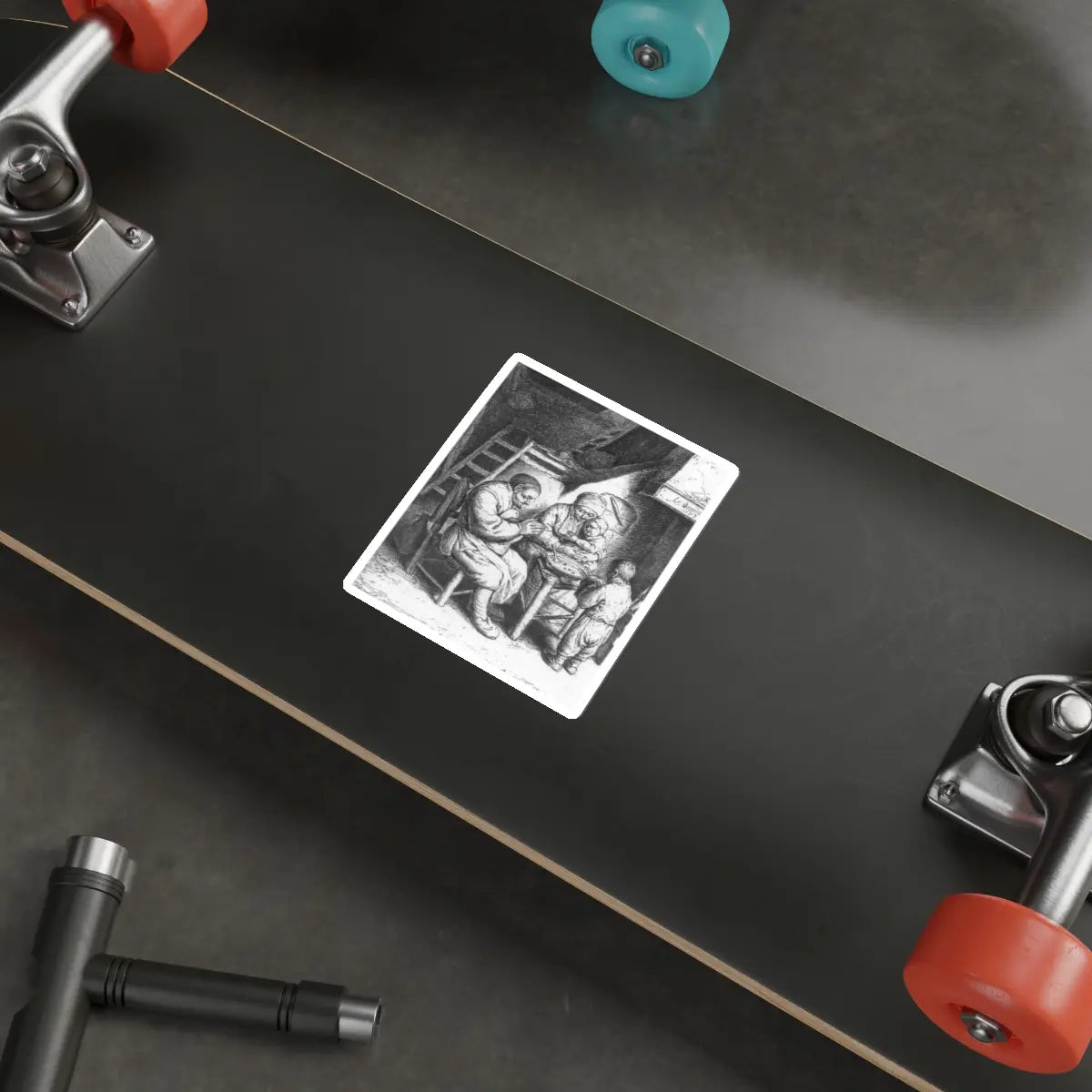 SKU:13846797713746420855 Sticker types:White Shape:Die-Cut Sizes:4" × 4"