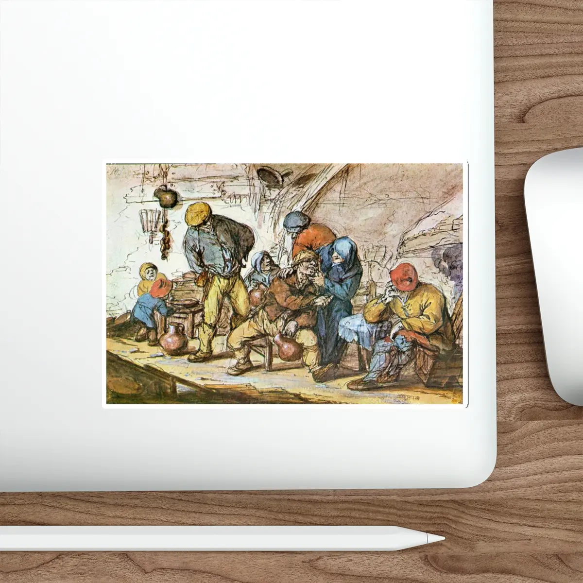 SKU:12404617667736913666 Sticker types:White Shape:Die-Cut Sizes:6" × 6"