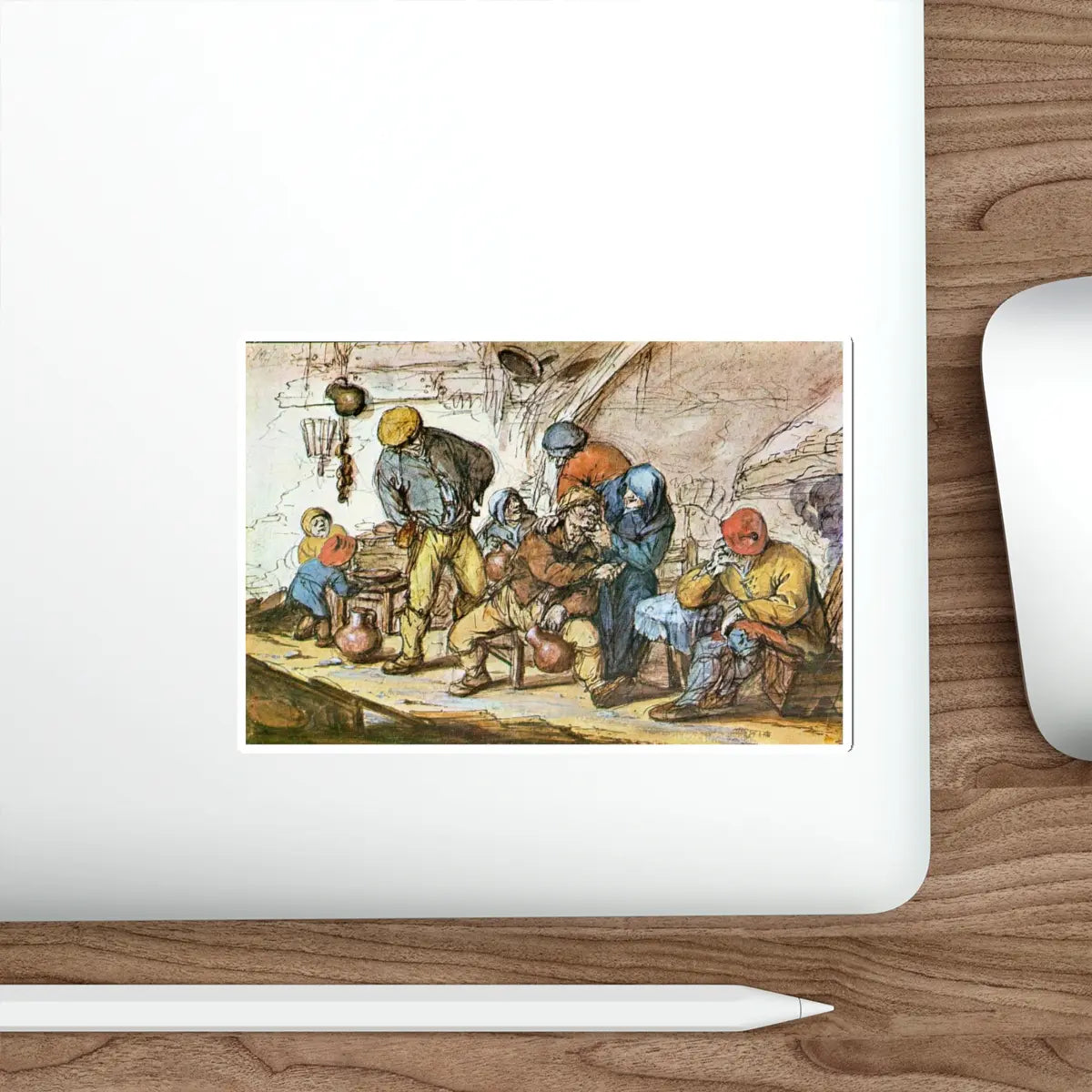 SKU:33970420557320126951 Sticker types:White Shape:Die-Cut Sizes:5" × 5"