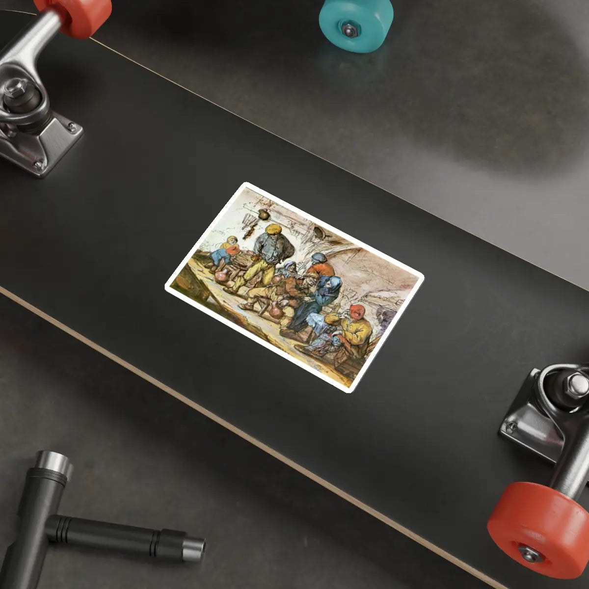 SKU:33970420557320126951 Sticker types:White Shape:Die-Cut Sizes:5" × 5"