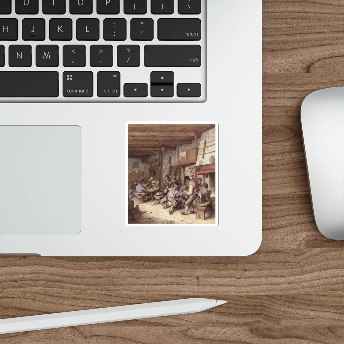 SKU:18986317238476291167 Sticker types:White Shape:Die-Cut Sizes:3" × 3"