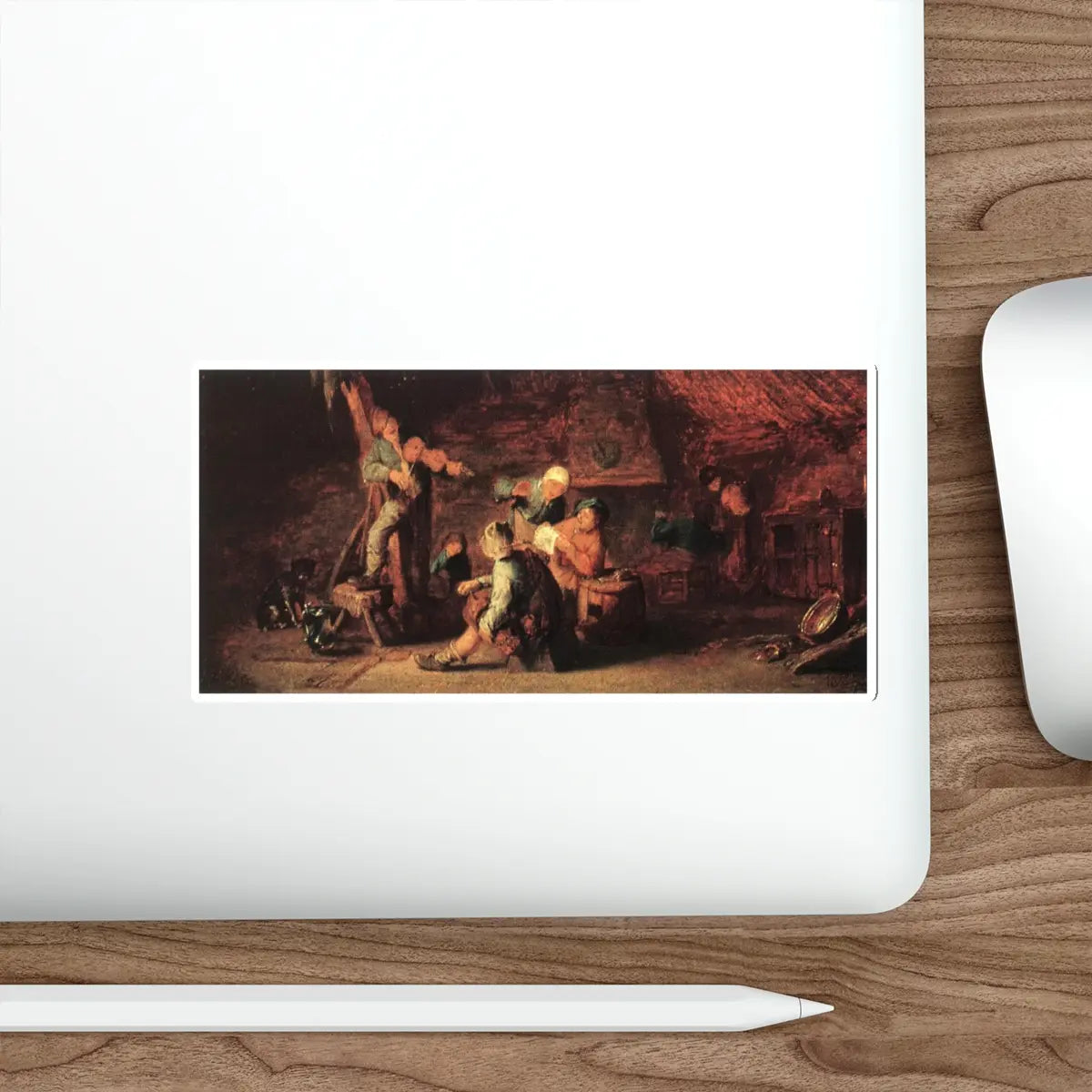 SKU:18070685886569280966 Sticker types:White Shape:Die-Cut Sizes:6" × 6"
