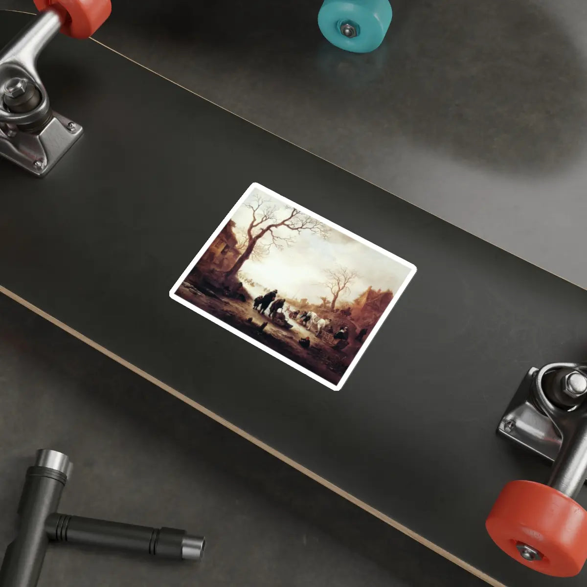 SKU:14742140110559675326 Sticker types:White Shape:Die-Cut Sizes:5" × 5"