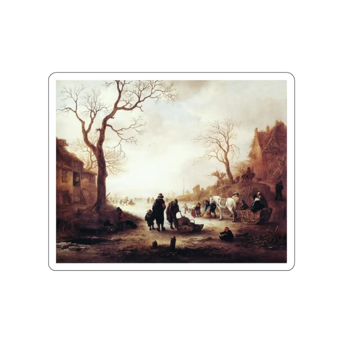 SKU:31880276656219009453 Sticker types:White Shape:Die-Cut Sizes:3" × 3"