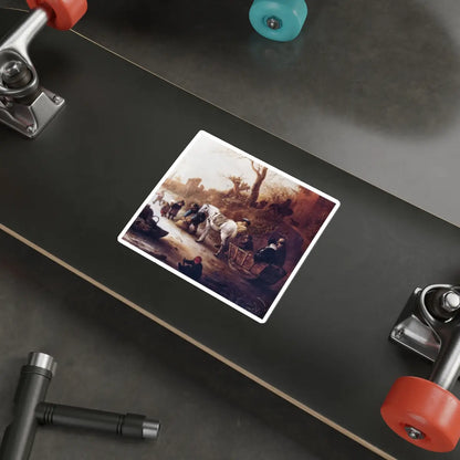 SKU:16544354338956076673 Sticker types:White Shape:Die-Cut Sizes:5" × 5"