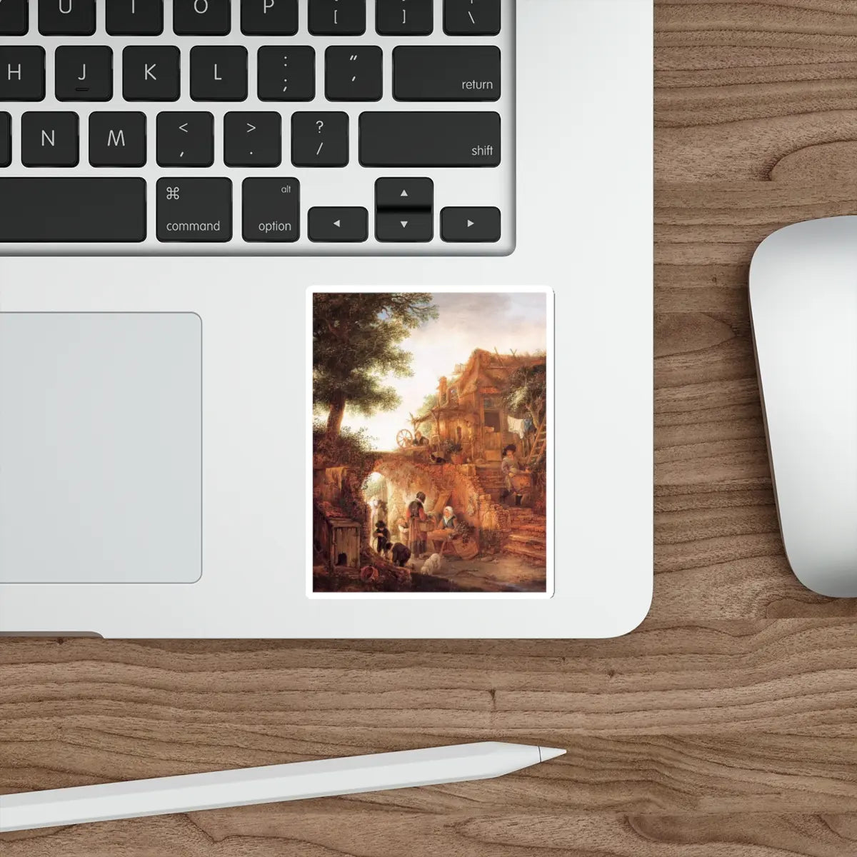 SKU:21699245443220740624 Sticker types:White Shape:Die-Cut Sizes:4" × 4"