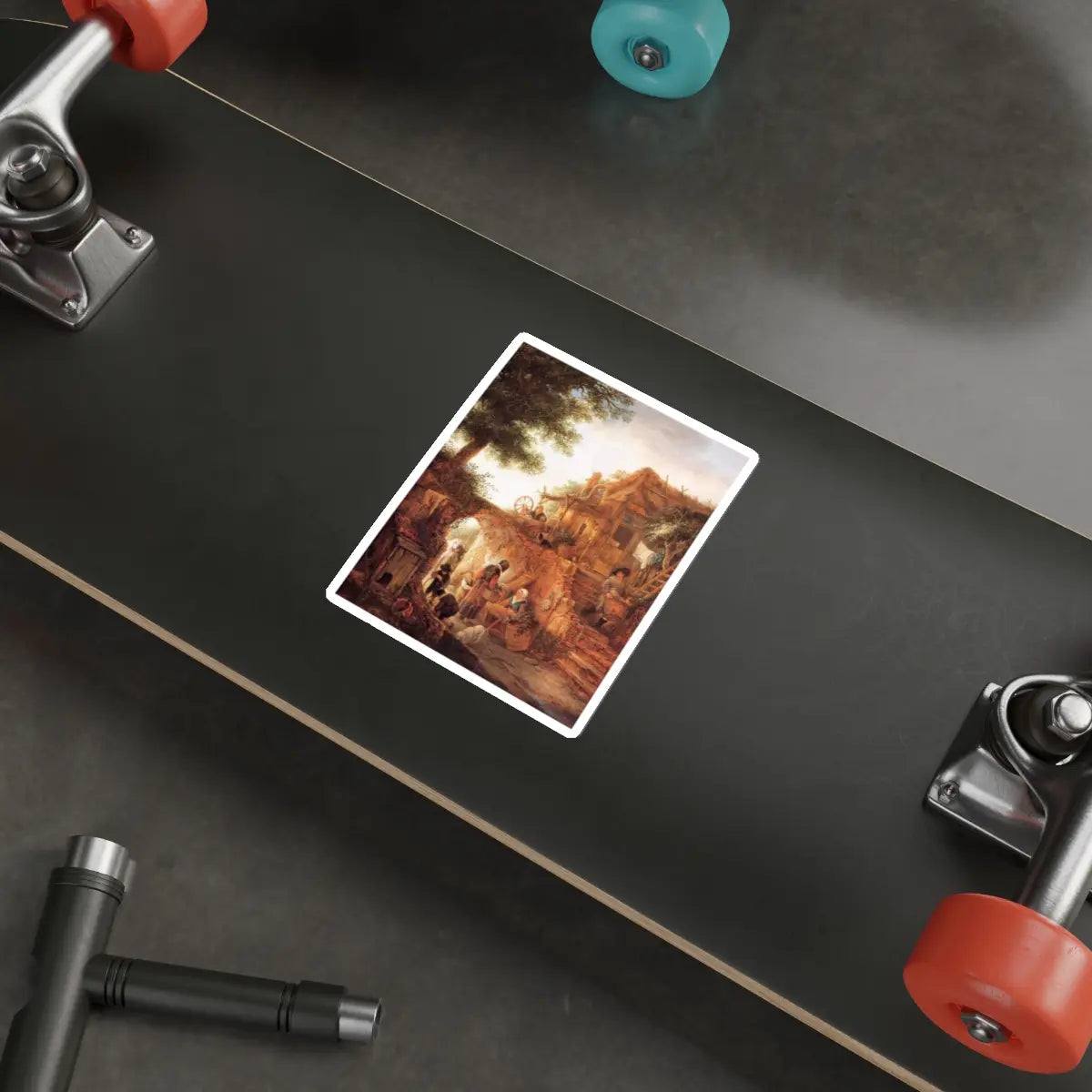 SKU:29590499978375051441 Sticker types:White Shape:Die-Cut Sizes:5" × 5"