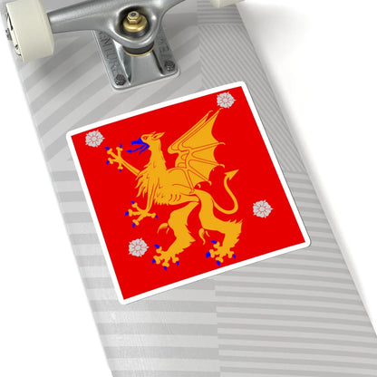 Ostergotland flag (Sweden) STICKER Vinyl Kiss-Cut Decal - The Sticker Space