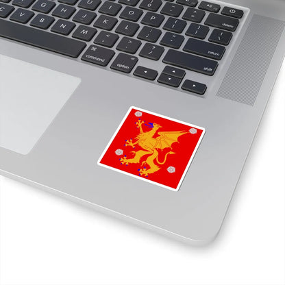 Ostergotland flag (Sweden) STICKER Vinyl Kiss-Cut Decal - The Sticker Space