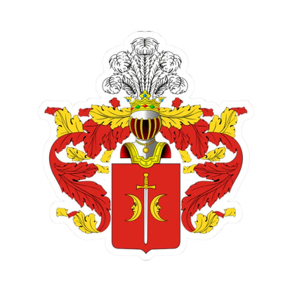 Ostoja CoA Miklashevsky 2 (Russia) (Coat of Arms) STICKER Vinyl Kiss-Cut Decal 2 Inch White - The Sticker Space