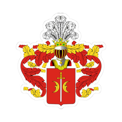 Ostoja CoA Miklashevsky 2 (Russia) (Coat of Arms) STICKER Vinyl Kiss-Cut Decal 3 Inch White - The Sticker Space