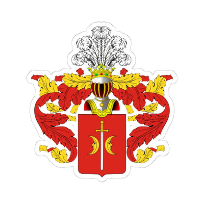 Ostoja CoA Miklashevsky 2 (Russia) (Coat of Arms) STICKER Vinyl Kiss-Cut Decal 6 Inch White - The Sticker Space