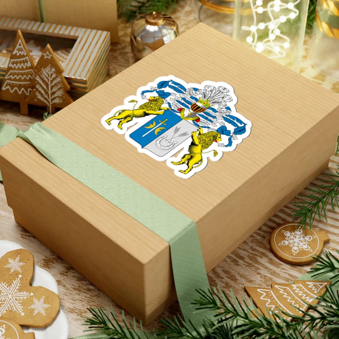 Ostoja CoA Miklashevsky 3 (Russia) (Coat of Arms) STICKER Vinyl Kiss-Cut Decal - The Sticker Space