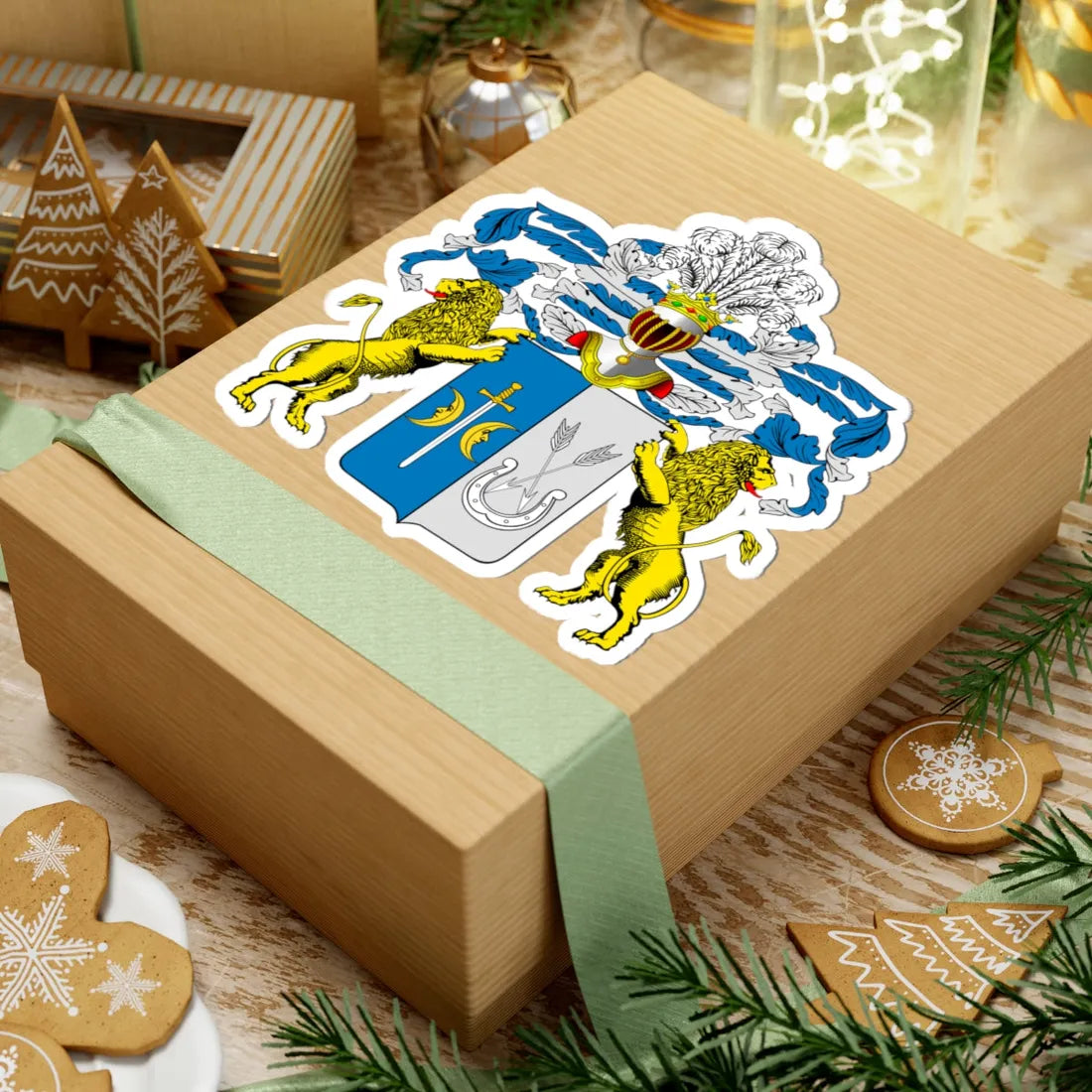 Ostoja CoA Miklashevsky 3 (Russia) (Coat of Arms) STICKER Vinyl Kiss-Cut Decal - The Sticker Space